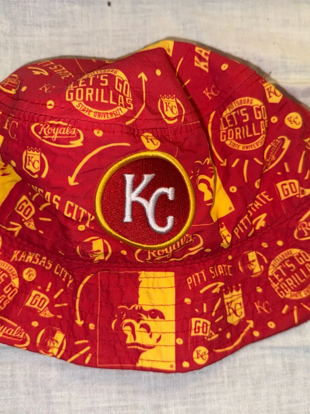 KC Red and Yellow Kids' Bucket Hat
